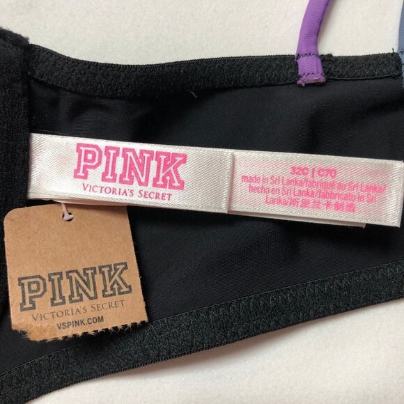 nwt Victoria's Secret PINK Wear Everywhere Push Up Bra Size 32C - Picture 4 of 6